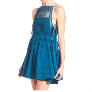 Free People Emily Dress With Lace Panel